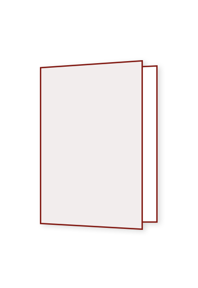Trauer-Klappkarten Hochformat klassisch