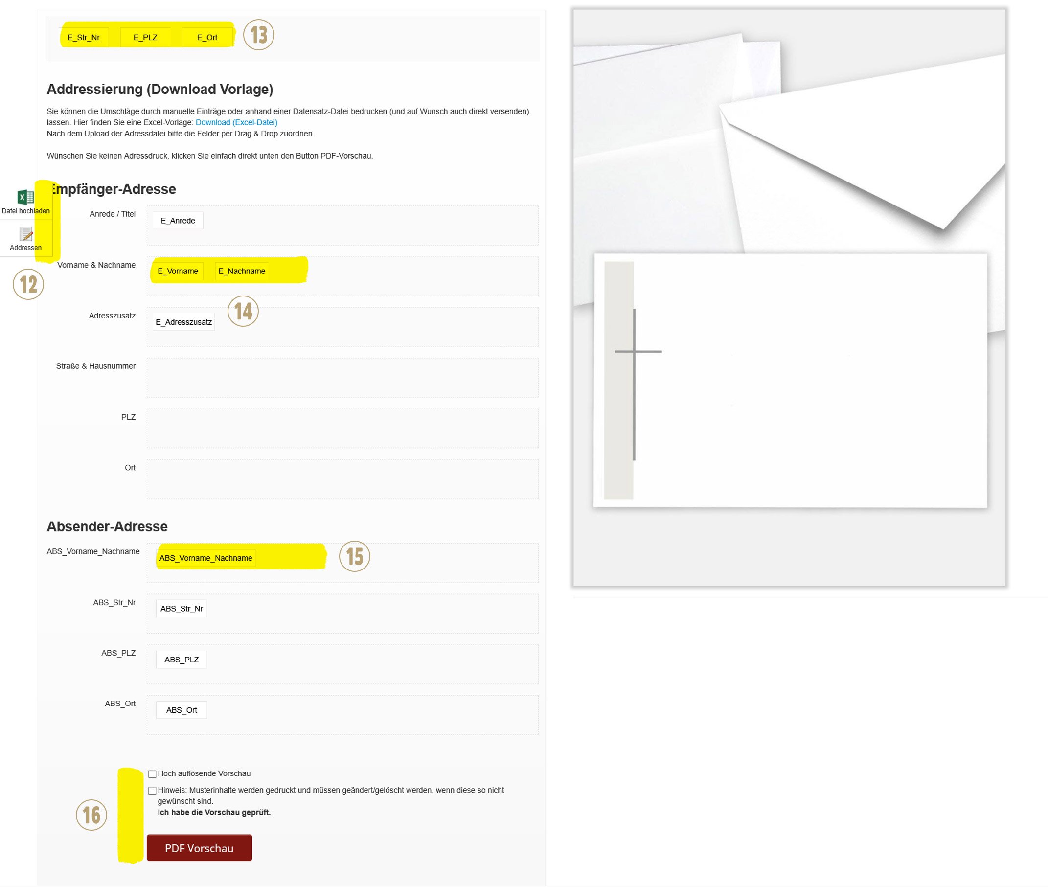 Lettershop-Editor